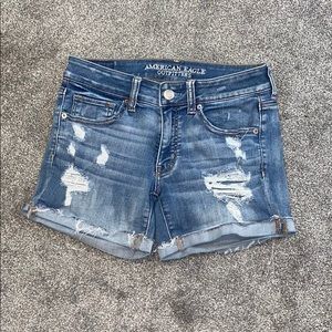 American Eagle midi shorts.